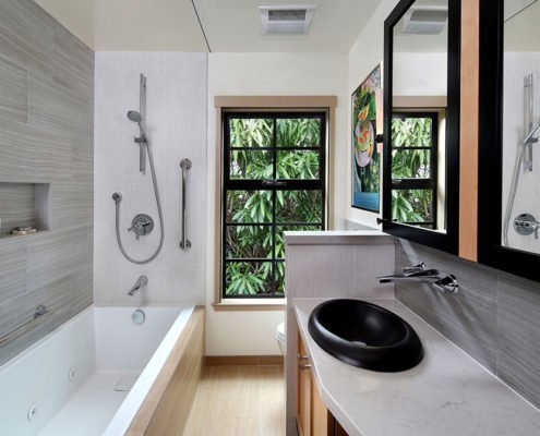 Modern-Spa Bathroom Remodel with Universal Design Features